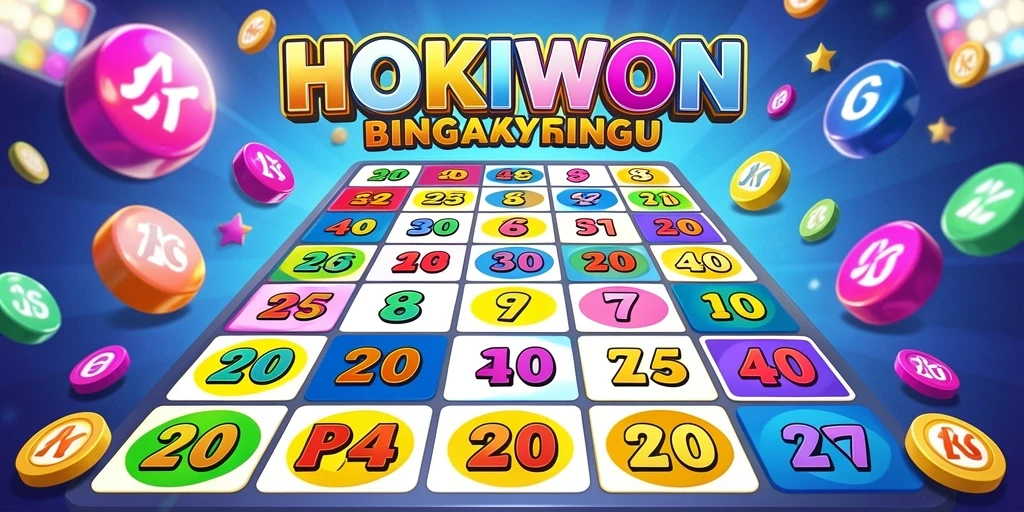 Screenshot HOKIWON menunjukkan tampilan menarik dari gameplay Bingo.